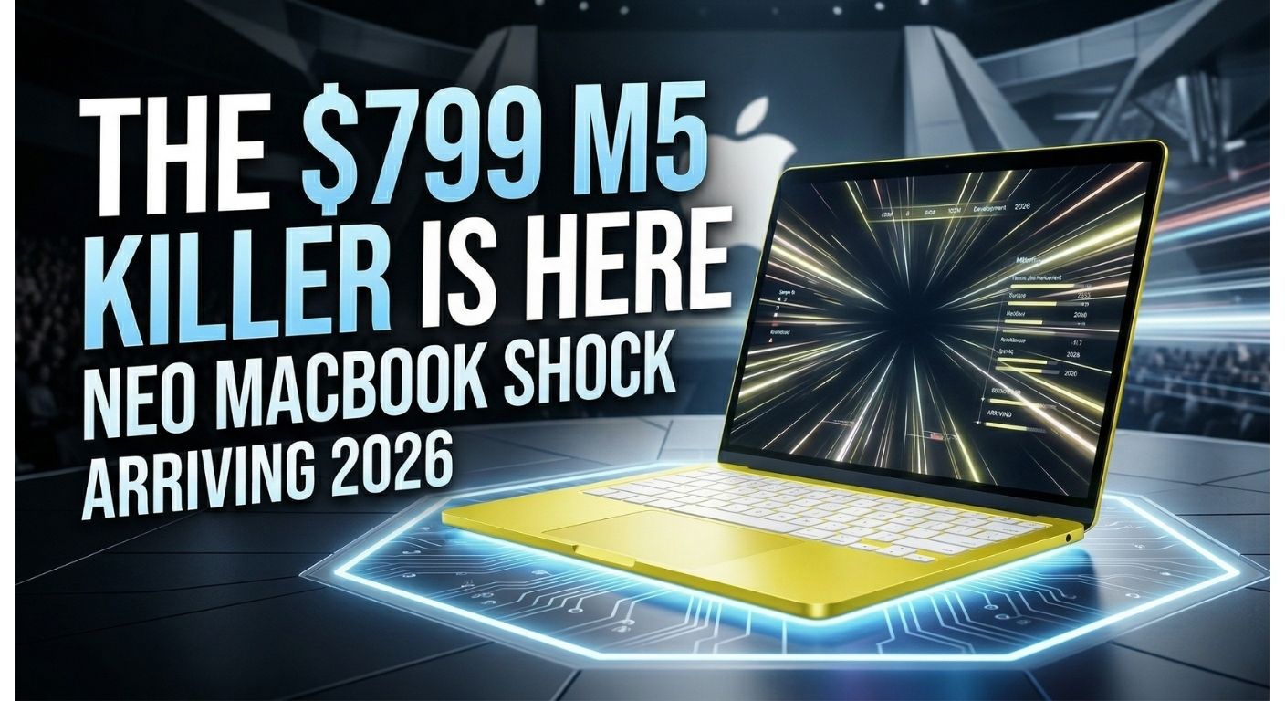 Neo MacBook shock: Apple's $799 M5 killer arrives 2026
