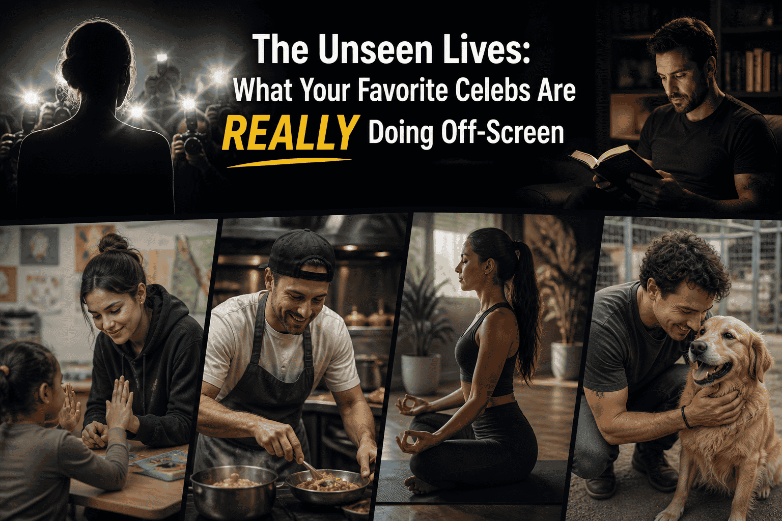 The Unseen Lives: What Your Favorite Celebs Are REALLY Doing Off-Screen