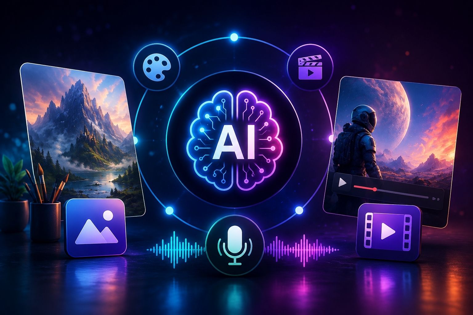 10 Best Generative AI Tools: Images, Video, & Voice